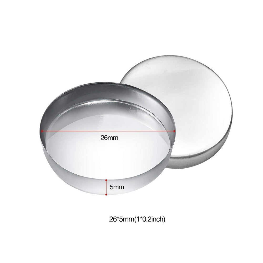 56 Pack Empty Round Metal Pans For Eyeshadow Palette Magnetic Makeup 26Mm