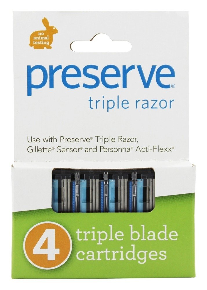 Shave 3 Replacement Cartridges for Shave 3 Razor, 4 Count