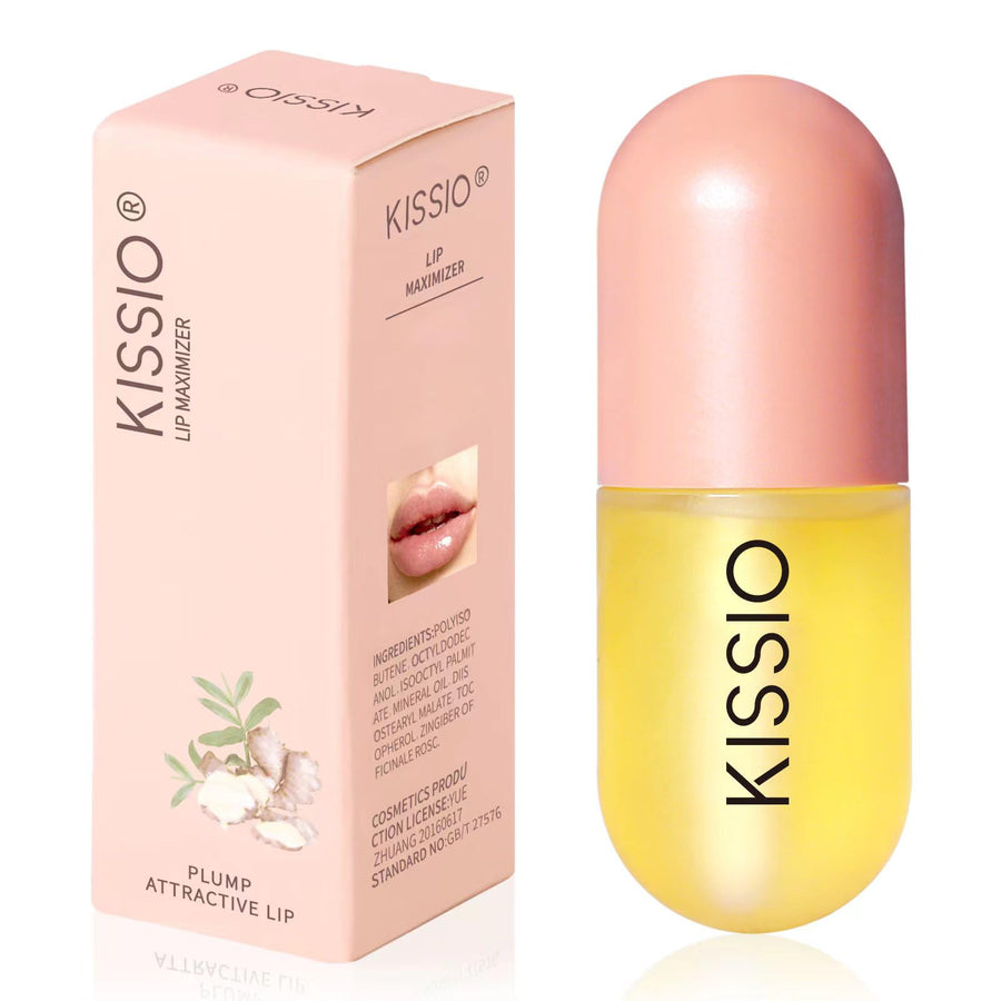 Natural Lip Plumper, Lip Maximizer, Moisturizing Clear Lip Gloss, Glossy Finish, 5.5ml - Transparent