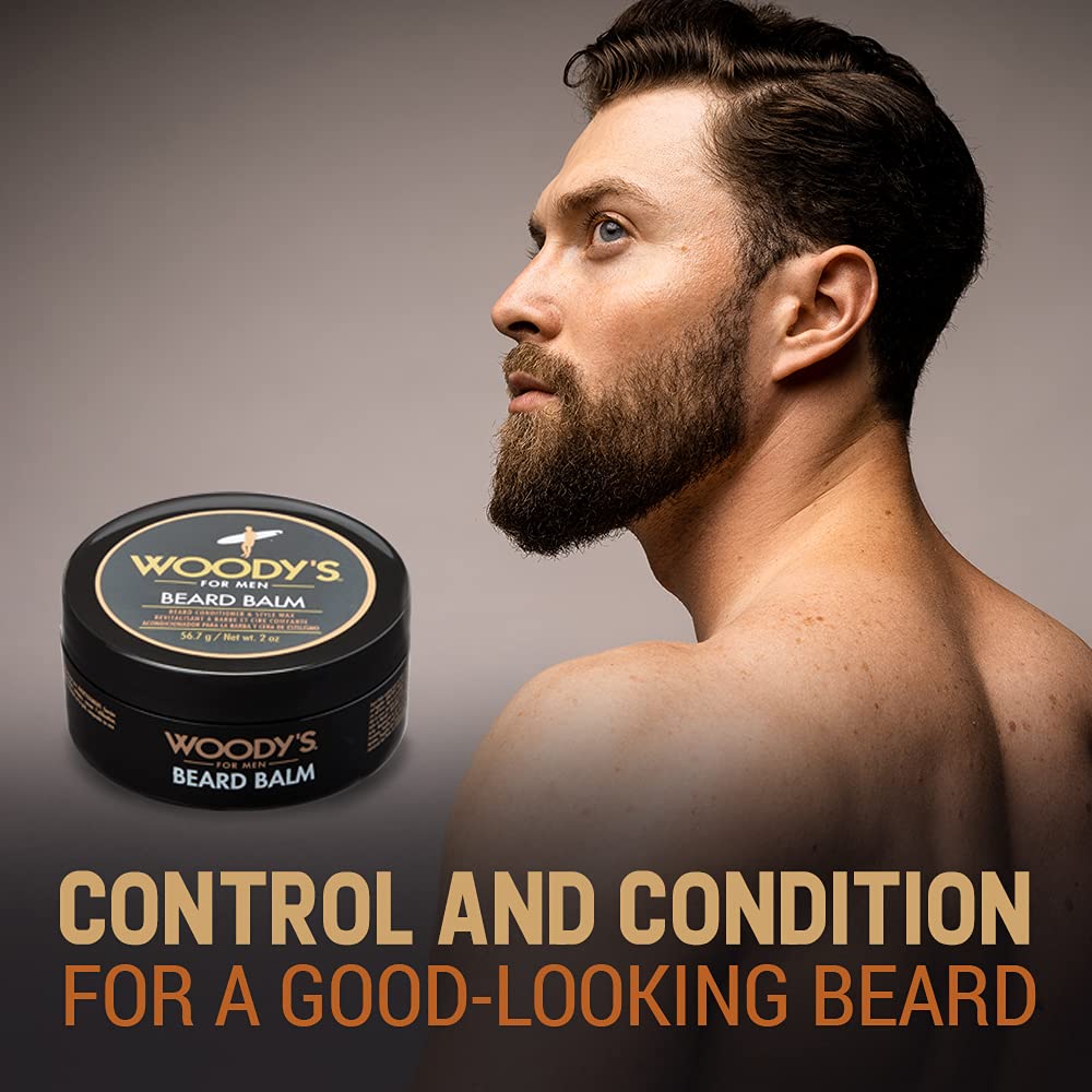 Woody's for Men Beard Balm, 2 Ounces