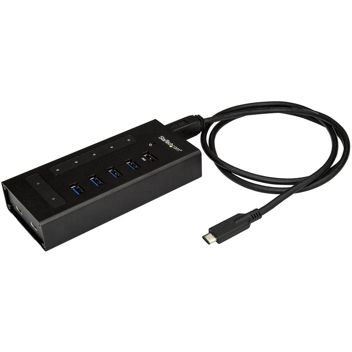 7 Port USB C Hub - USB Type-C to 2x USB-C/5x USB-A - Commercial Metal USB 3.0 - SuperSpeed USB 3.0 (5Gbps) - BC 1.2 Fast Charge - 5 x usb-a, 2 x usb-c (HB30C5A2CST)