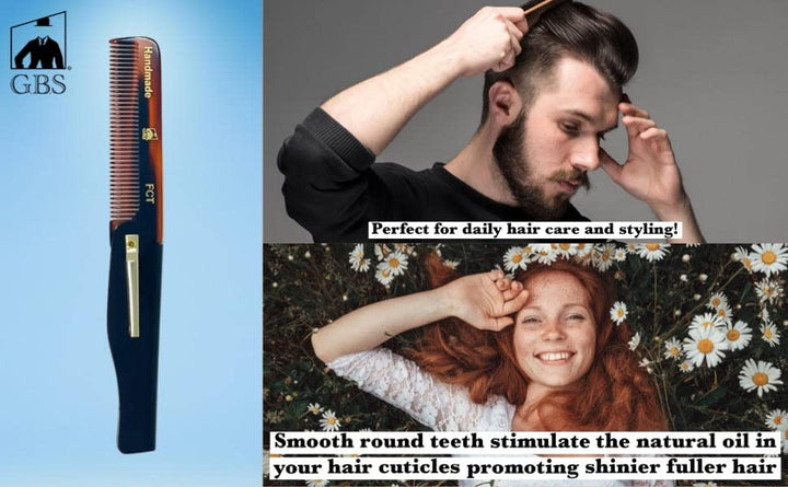 Handmade Folding Comb for Men and Women, FCT