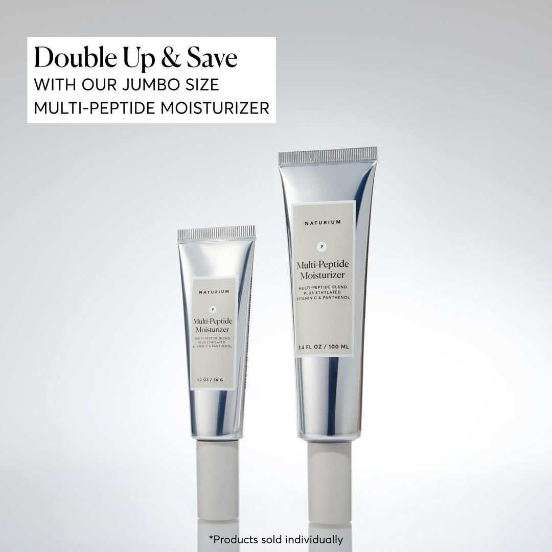 Multi-Peptide Moisturizer, Hydrating & Smoothing Skin Care, Moisturizes with Ethylated Vitamin C & Panthenol, 1.7 oz