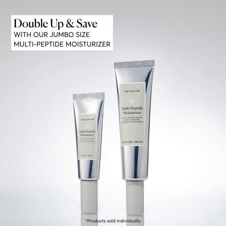 Multi-Peptide Moisturizer, Hydrating & Smoothing Skin Care, Moisturizes with Ethylated Vitamin C & Panthenol, 1.7 oz