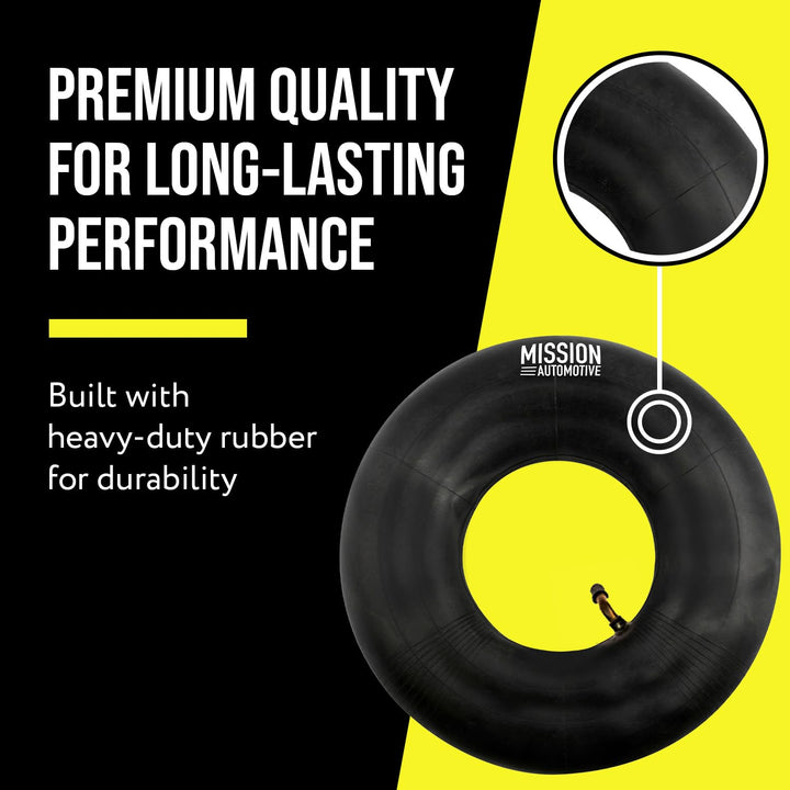 Replacement Tire Inner Tubes - 2 Pack - Fits 4.10/3.50-4 Inch Wheels - Great for Wheelbarrows, Dollies, Lawn Mowers, Yard Trailers and Other Outdoor Equipment