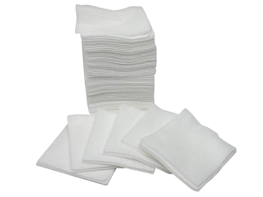 200 PCS (2 X 2) Premium 4-ply Non-Woven, Non-Sterile Sponge Gauze Pad- Medical, Dental, Salon, All Purpose Gauze Sponges Pads -(1 Pack) -White