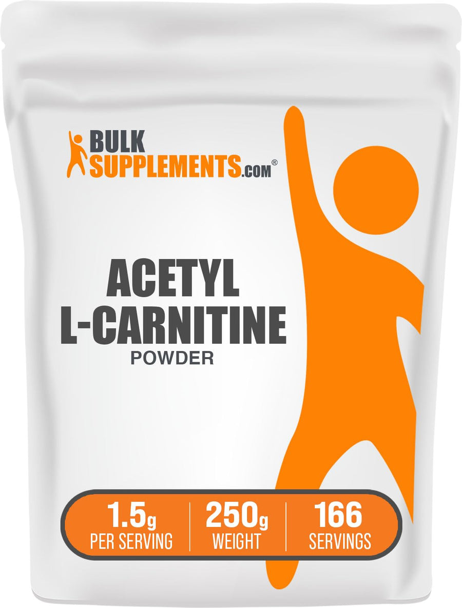 .com Acetyl L-Carnitine Powder - as ALCAR HCl, Carnitine Supplement - Gluten Free, 1.5g per Serving, 250g (8.8 oz) (Pack of 1)