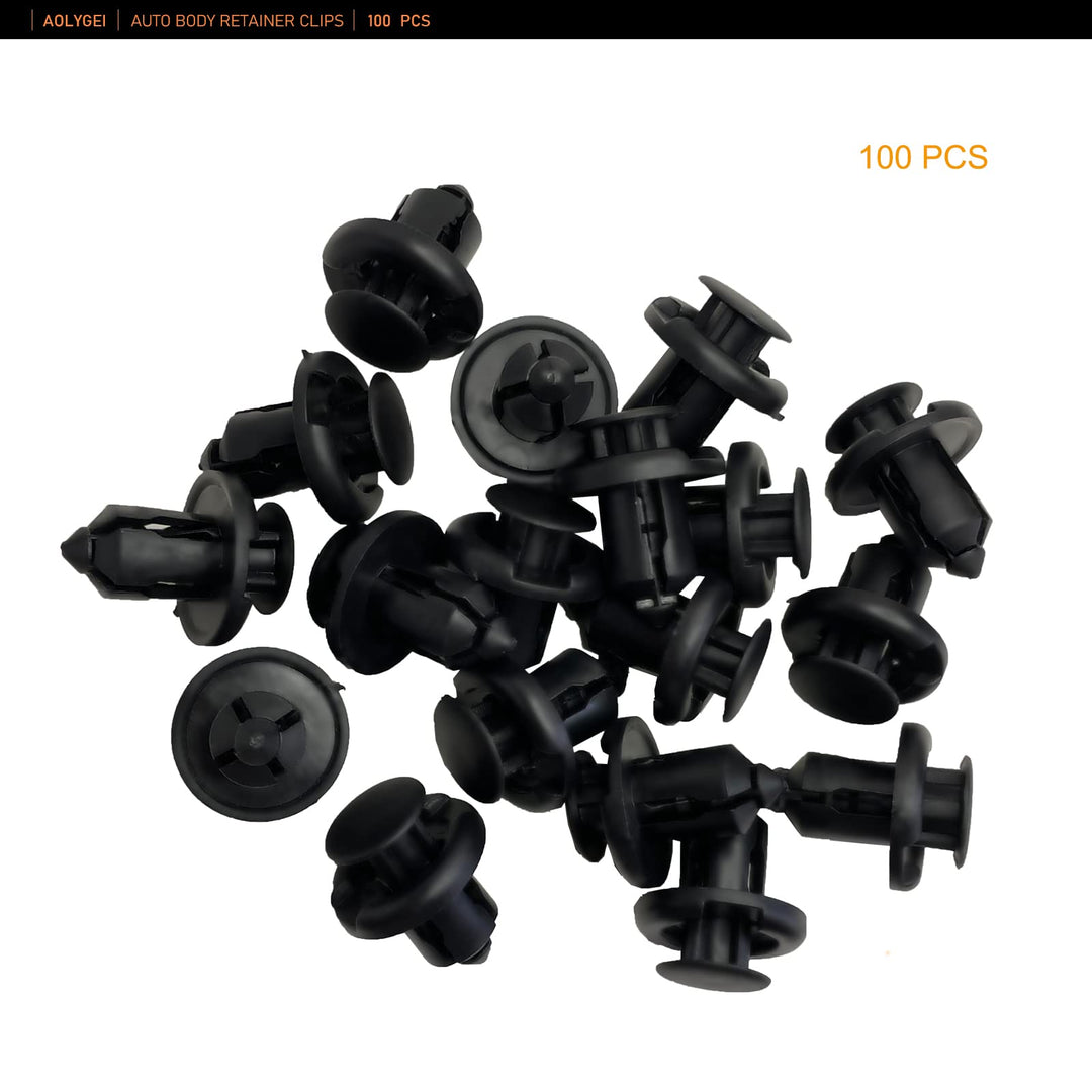 C6 Fastener Rivet Clips POM Bumper for Honda and Acura Fender Clips-91503-SZ3-003 Automotive Furniture Assembly Expansion Screws Kit Auto Body 10mm-100PCS