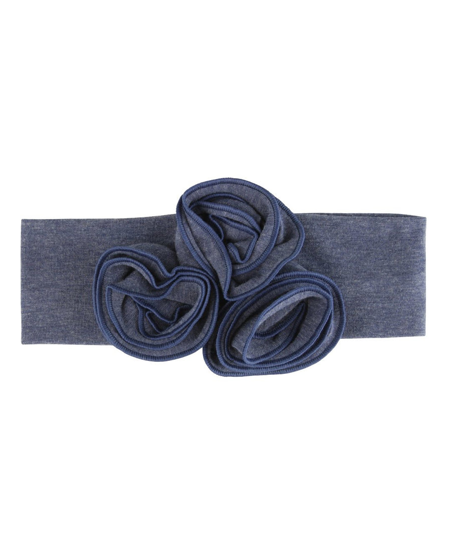 ® Girls Soft and Strechy Blue Faux Denim Headband - One Size