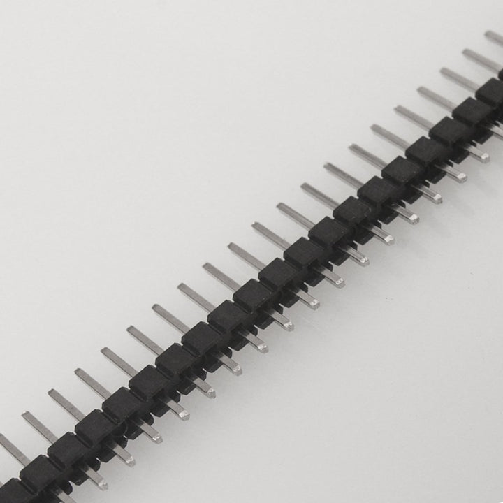 60 Pieces Breakaway Pin Header, 40 Pin 2.54mm Straight Single Row Male Pin Header Connector for Arduino Prototype Shield