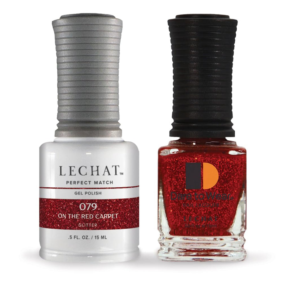 LECHAT Perfect Match Nail Polish, On The Red Carpet, 0.500 Ounce