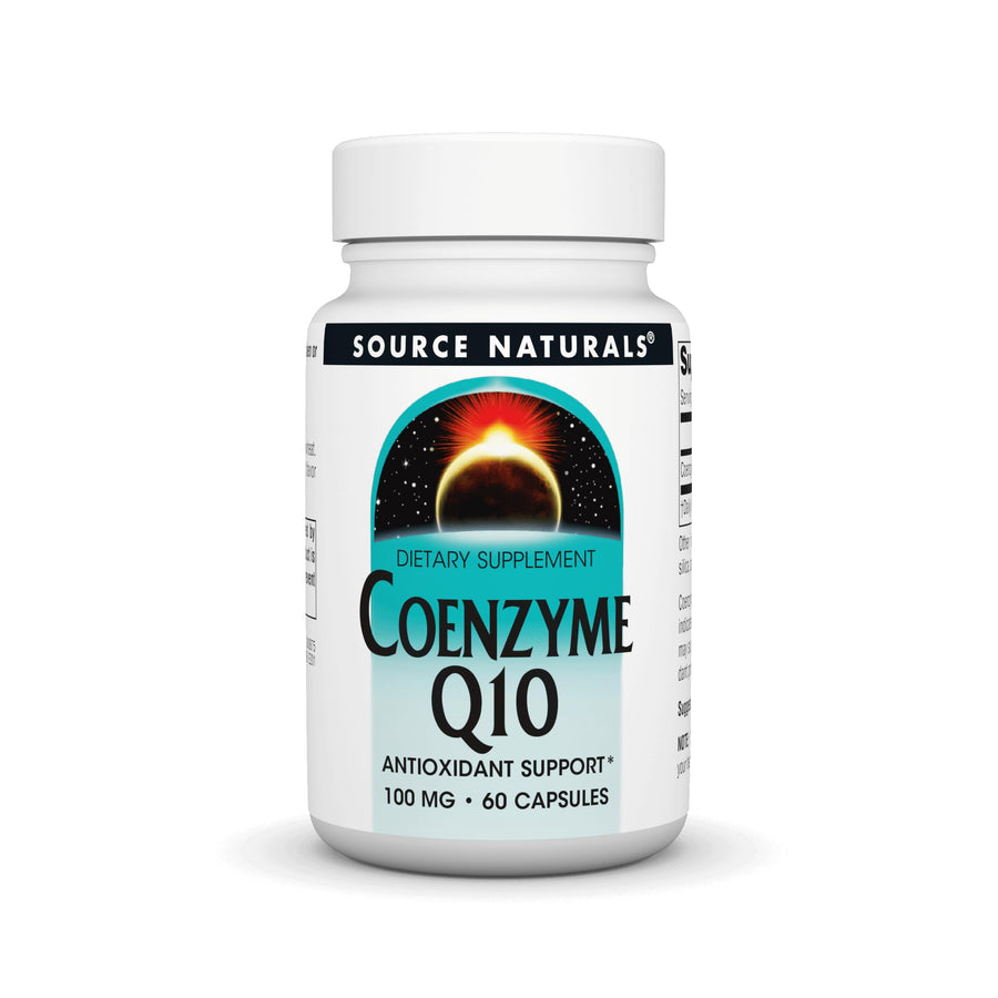 Coenzyme Q10 Antioxidant Support 100 mg for Heart, Brain, Immunity, & Liver Support - 60 Capsules