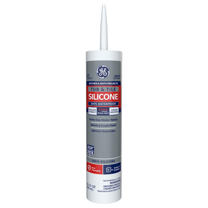 Sealants & Adhesives -712-10.1oz 712 Kitchen and Bath Sealant, 10.1 oz Cartridge, White, 10.1oz