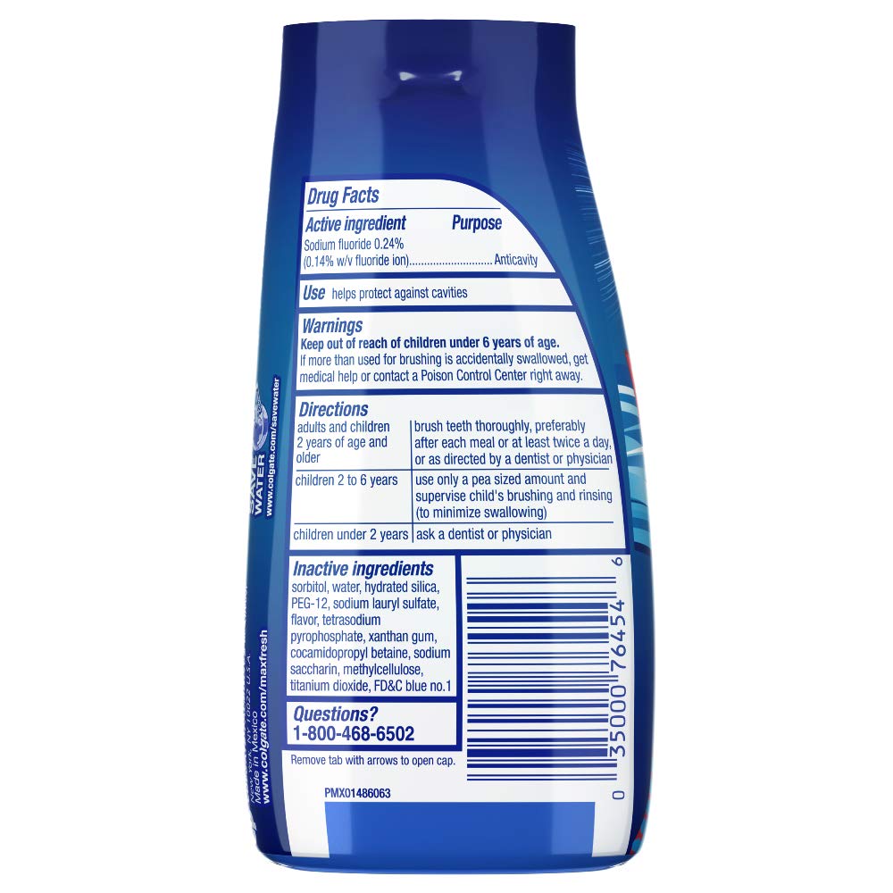 Cool Mnt Liq Bttl Size 4.6z Cool Mint Liquid Toothpaste