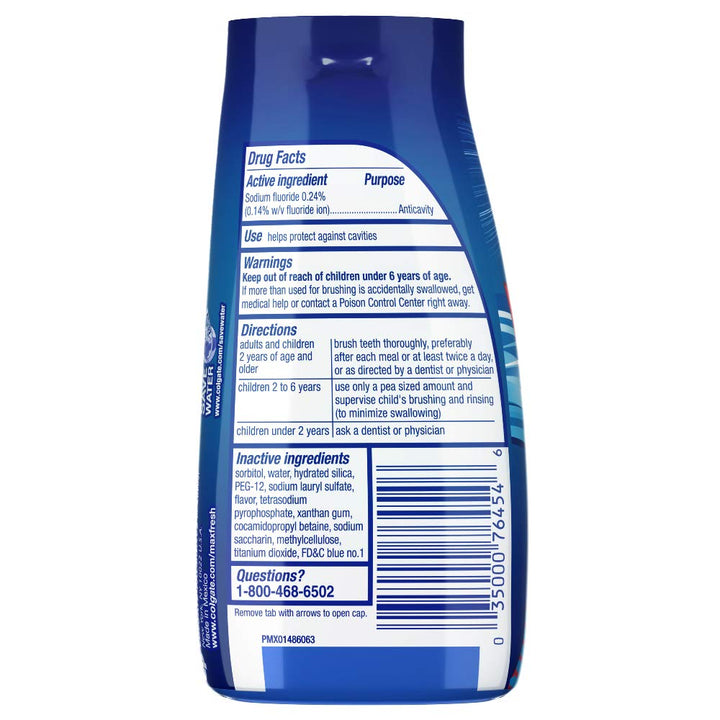 Cool Mnt Liq Bttl Size 4.6z Cool Mint Liquid Toothpaste