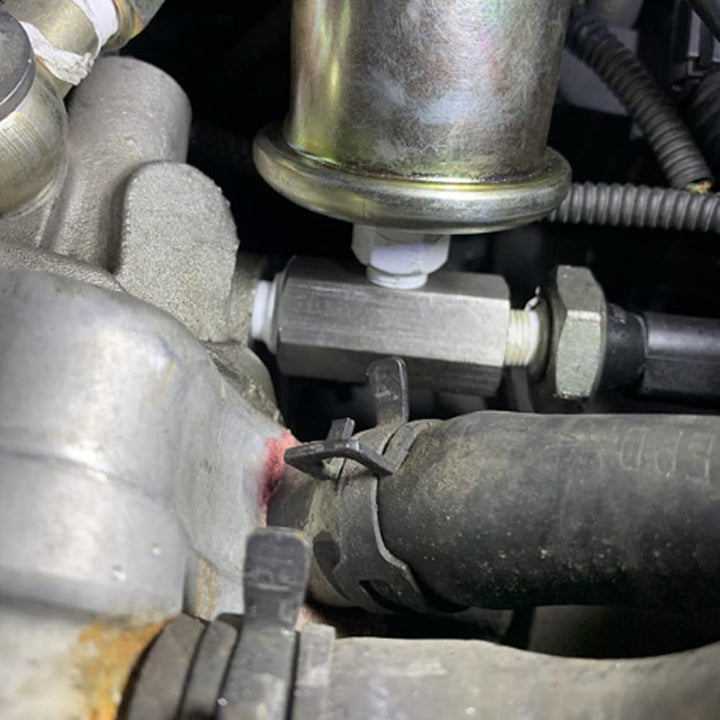 Stainless Steel 1/8 NPT Tee Oil Pressure Sensor Adapter, Fitting Pressure Switch Gauge Turbo Supply Feed line Connector for Most Cars SUVs Trucks
