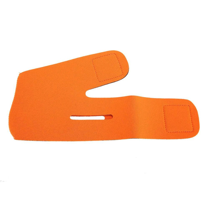 Facial Slimming Mask, Lifting Belt Face Double Chin Slim Bandages V Line Beauty Weight Loss Tools Improve Masseter Muscle (Orange)