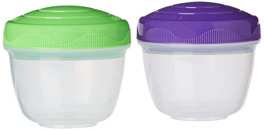 To Go Collection Yogurt Food Storage Containers, Pack of 2