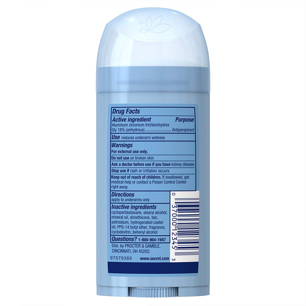 Invisible Solid A/P Deodorant Unscented 2.6 Oz. (Pack Of 2)