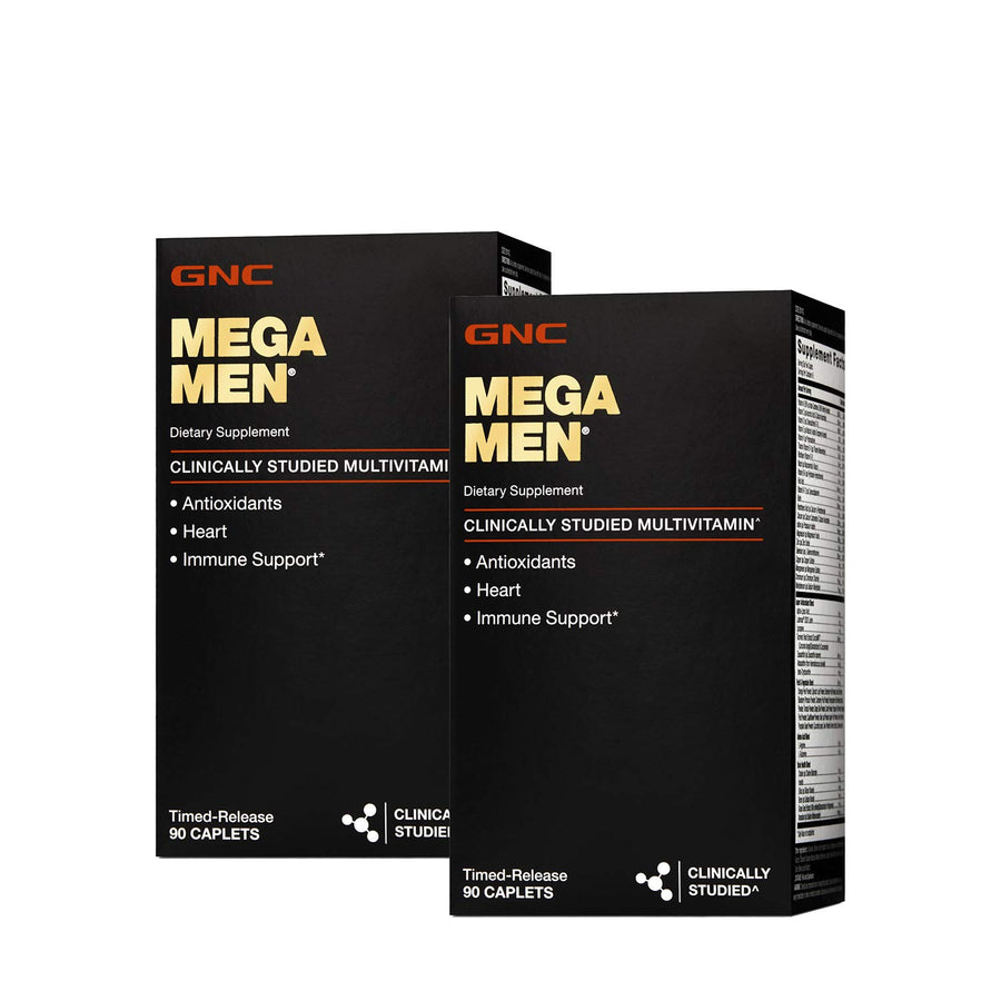 Mega Men Multivitamin | Heart Health, and Immune Support | Twin Pack (2 x 90 Count)