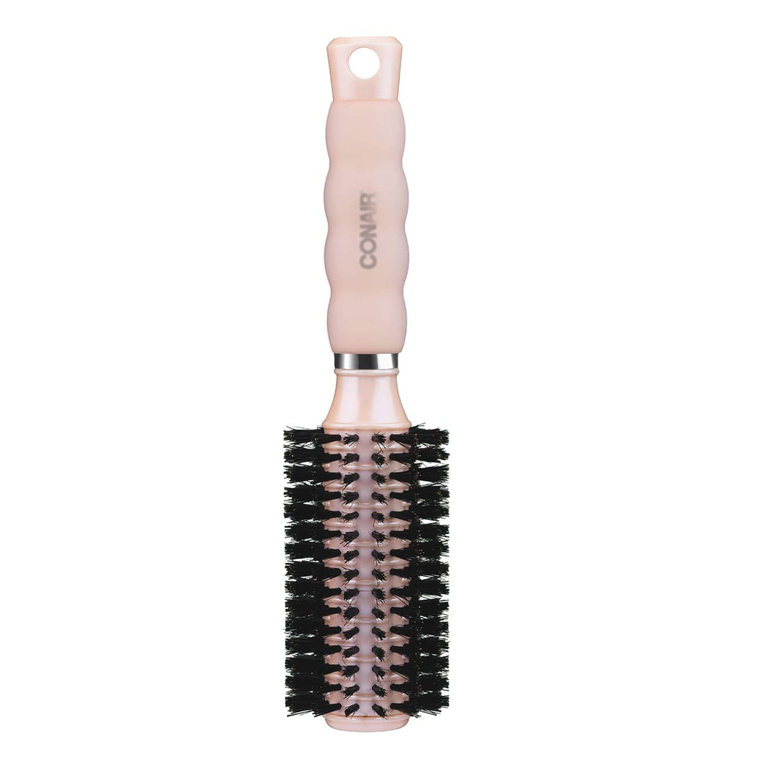 Hair Brush with Boar Bristle Gel Grips Medium Round