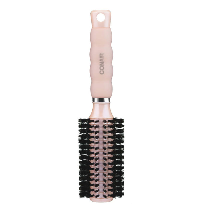 Hair Brush with Boar Bristle Gel Grips Medium Round