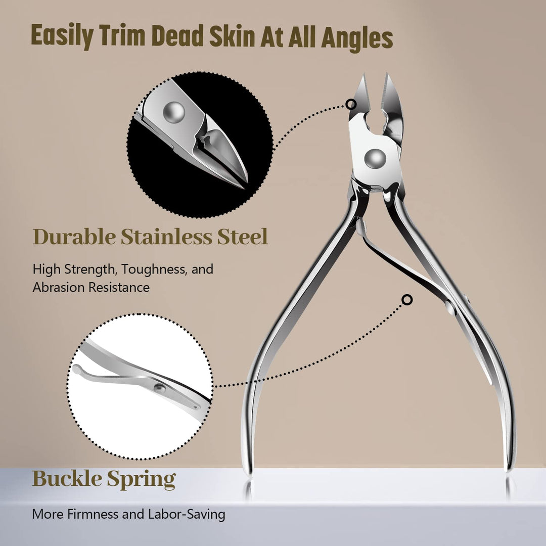 Manicure Set Professional Manicure Kit Women Mens Nail Grooming Kit, 26 in 1 Stainless Steel Nail Clipper Set Pedicure Kit for Men with Travel Case