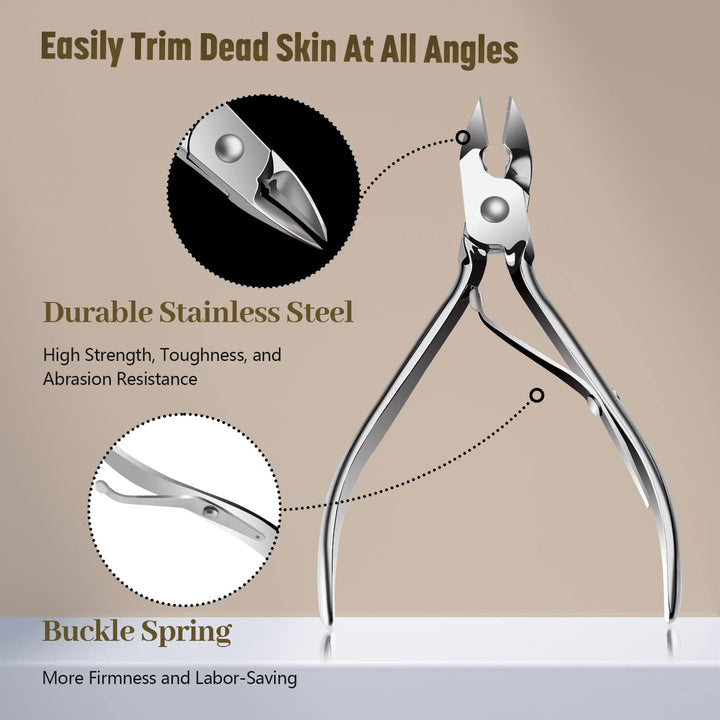 Manicure Set Professional Manicure Kit Women Mens Nail Grooming Kit, 26 in 1 Stainless Steel Nail Clipper Set Pedicure Kit for Men with Travel Case