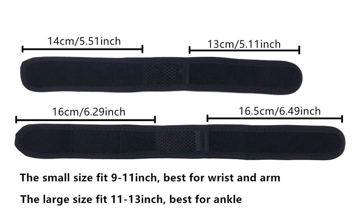 Arm&Ankle Running Band OK Material Wristband Band with Fastener and Mesh Pouch for Garmin & Fitbit Fitness Tracker Wristband(Tracker Not Included) (13'')