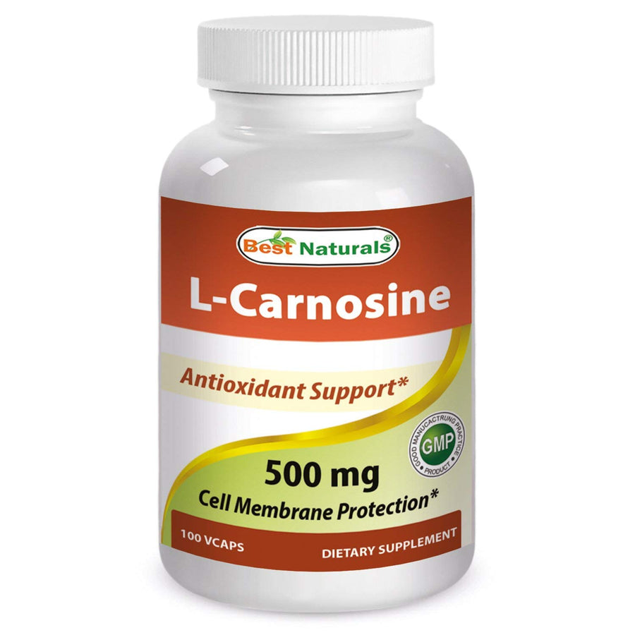 L-Carnosine 500 mg 100 Vcaps (100 Count (Pack of 1))