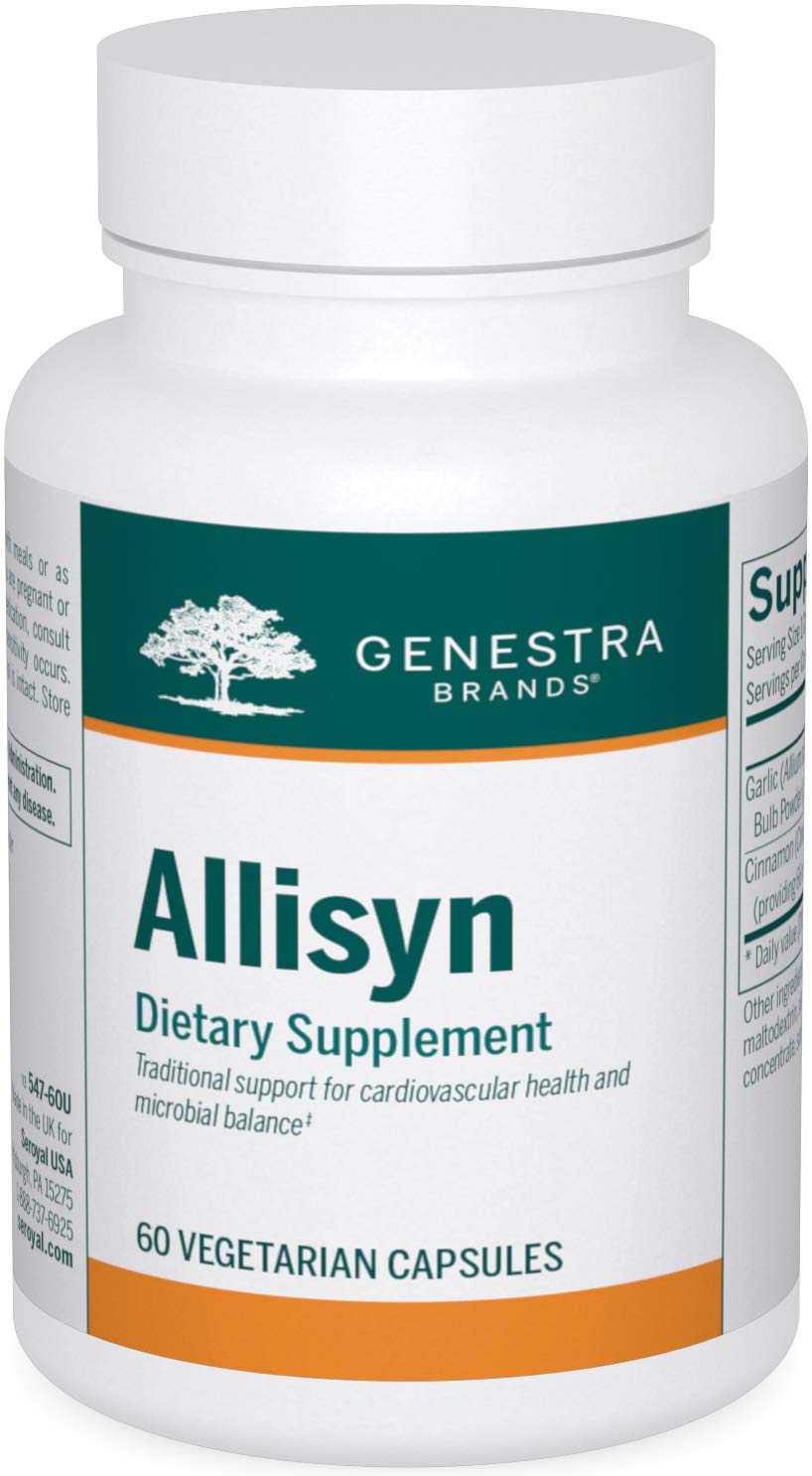 Allisyn | Garlic and Cinnamon Herbal Supplement | 60 Capsules