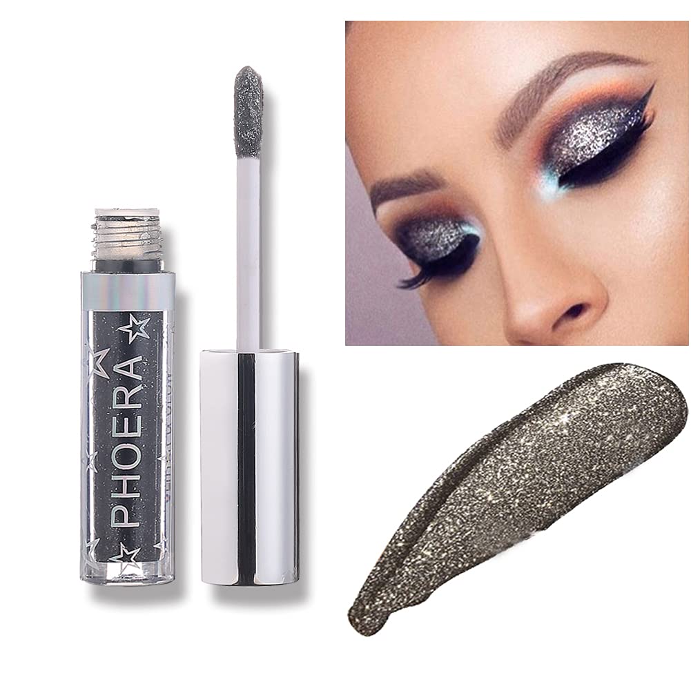 Liquid Eyeshadow, Waterproof Glitter Shimmer Sparkle Eye Stick Easy To Wear Long Lasting Eyeliner Eye Pencil Makeup Cosmetics(A108)