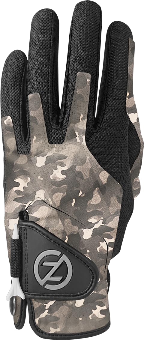 Men's Synthetic Golf Glove, Night Camouflage, Left Hand, One Size