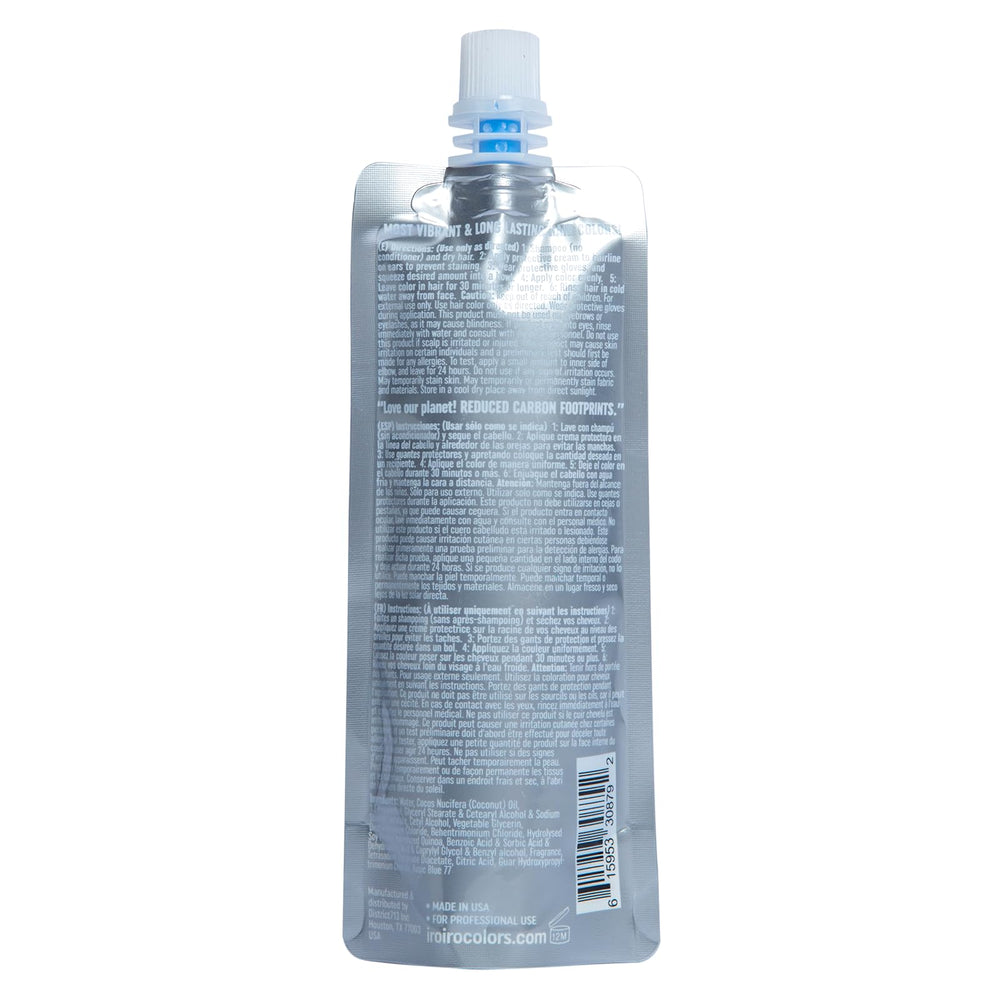 IROIRO Premium Natural Semi-Permanent Hair Color 60 Iro Light Blue (4oz)