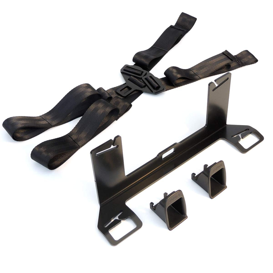 Universal Latch ISOFIX Belt Interfaces Guide Retainer Thicken Steel Car Seat Bracket