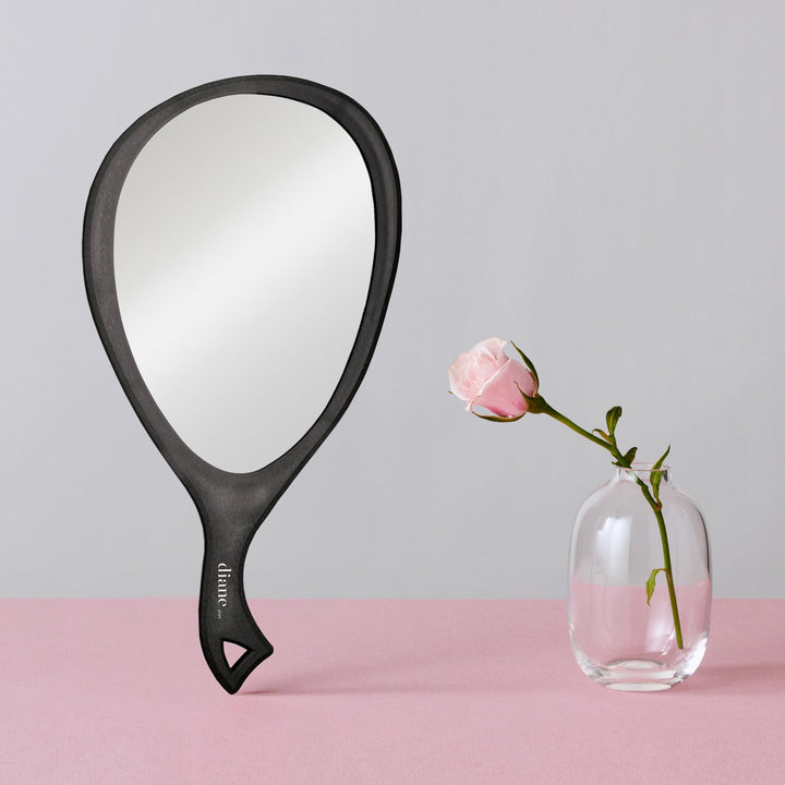 Teardrop Mirror, Black, 10 Ounce