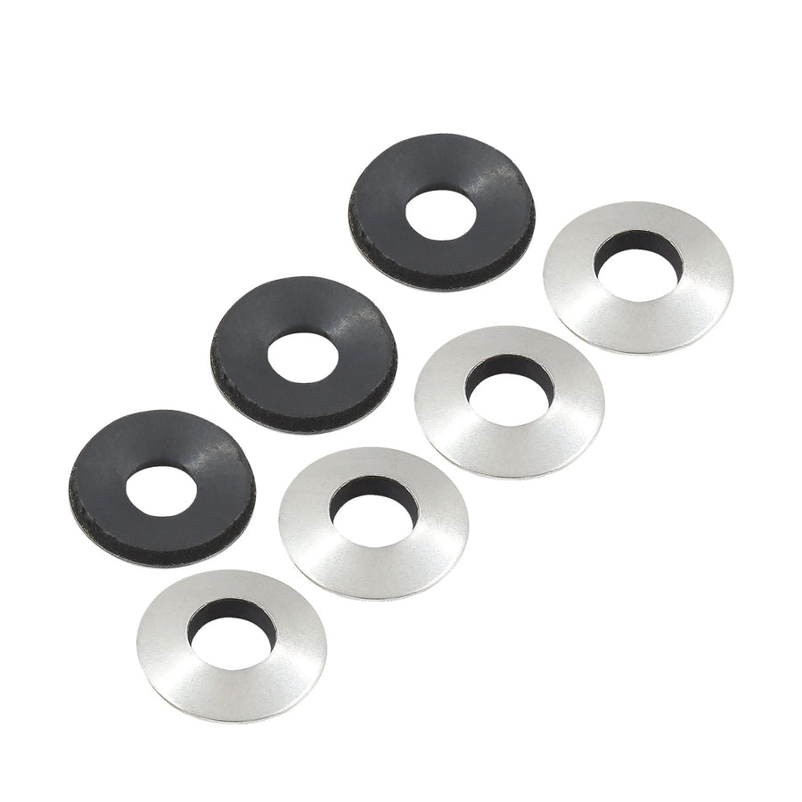 1/4''x3/5'' Neoprene Bonded Sealing Washers 304 Stainless Steel EPDM Rubber Washers, 100 PCS