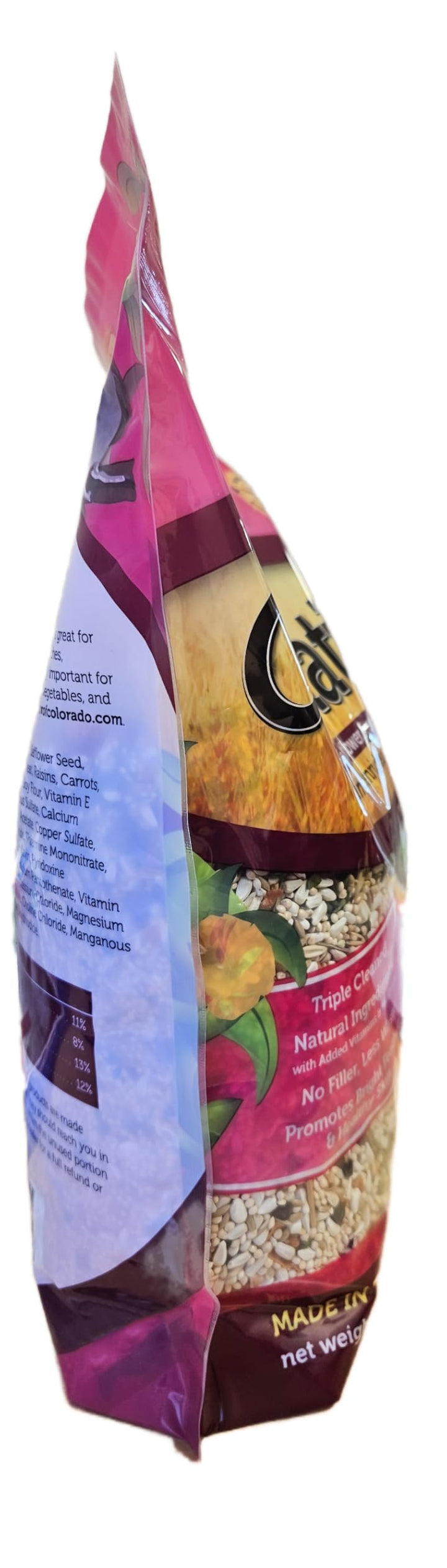 Cockatiel Bird Food (No Sunflower Seeds), 4 lbs Bag - Seed Mix for Cockatiels