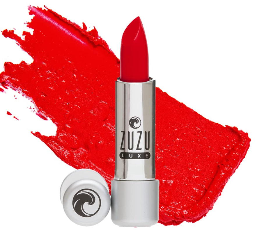 Lip Color Lipstick (Starlet - Candy Apple Red/Cool Crème), Natural Ultra-Hydrating Lipstick, Paraben Free, Vegan, Gluten-free, Cruelty-free, Non GMO, 0.13 oz