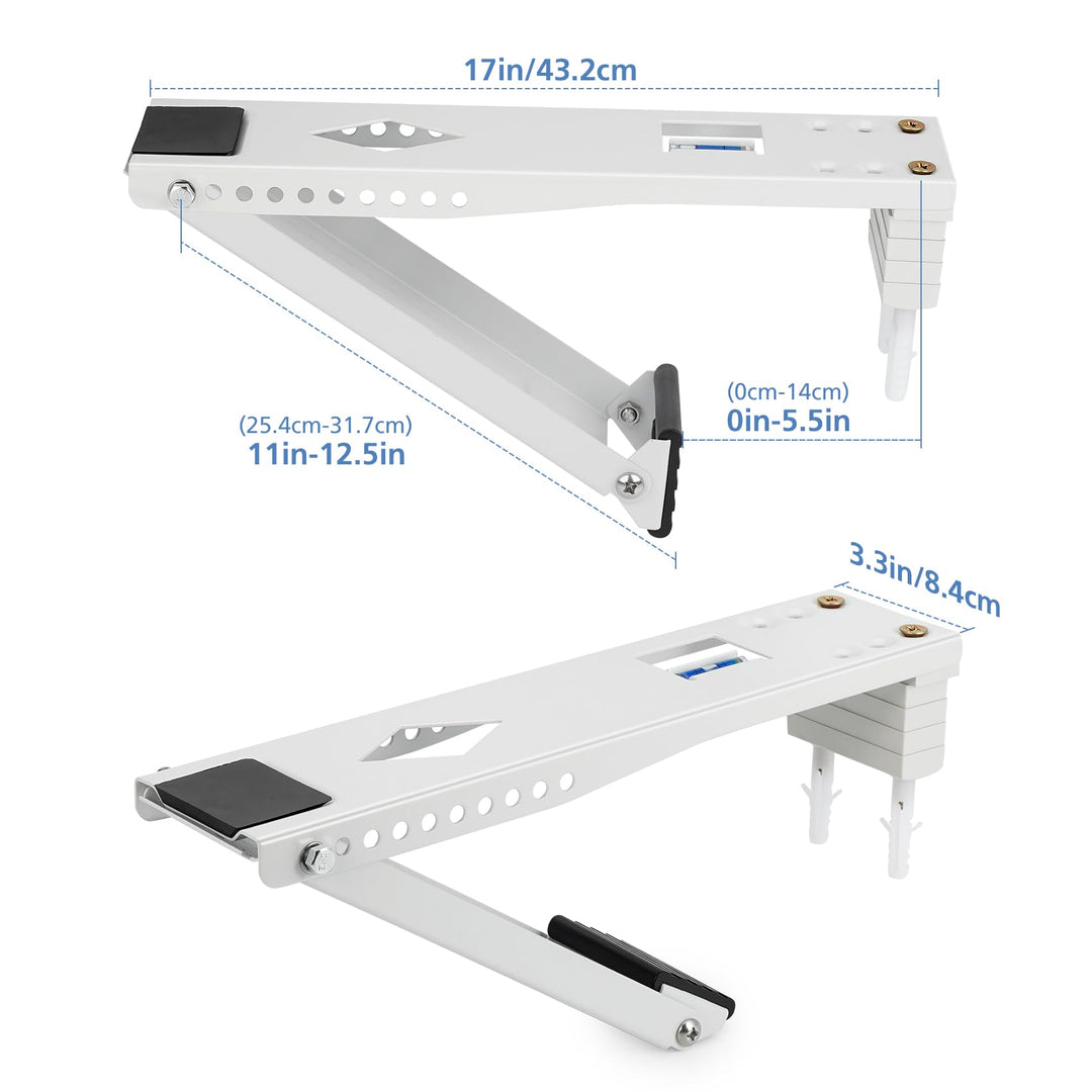 Universal Window Air Conditioner Bracket Universal AC Window Support Bracket - Heavy Duty Support Up to 165 lbs, 5,000 to 22,000 BTU AC Units