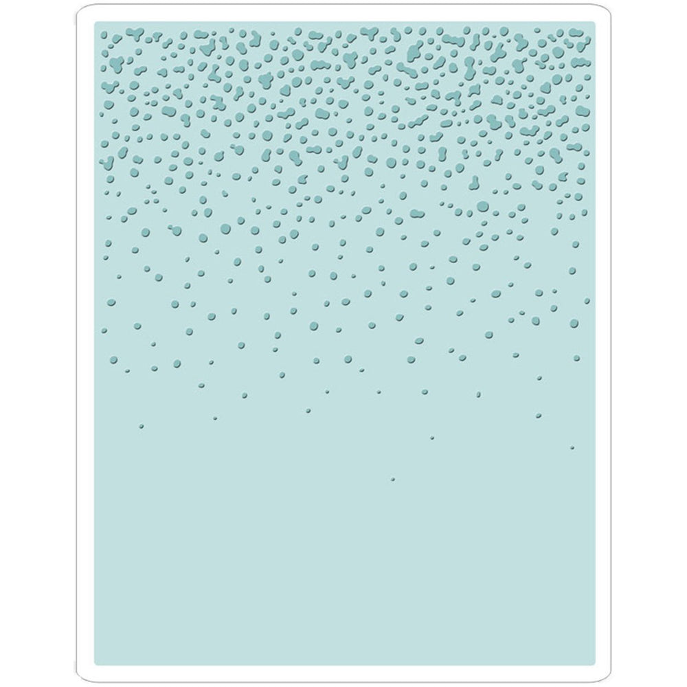 , Multi Color, Embossing Folder , Snowfall Speckles by Tim Holtz, One Size