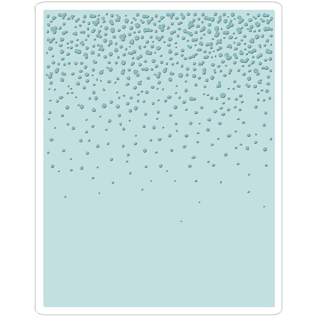 , Multi Color, Embossing Folder , Snowfall Speckles by Tim Holtz, One Size