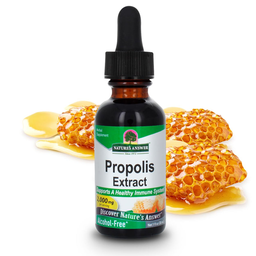 Propolis Resin Extract 1 Fluid Ounce - Alcohol Free, Immune Support, Gluten Free, Made in USA, Natural Bee Product, Suitable for Everyone, Pure Herbal Extract