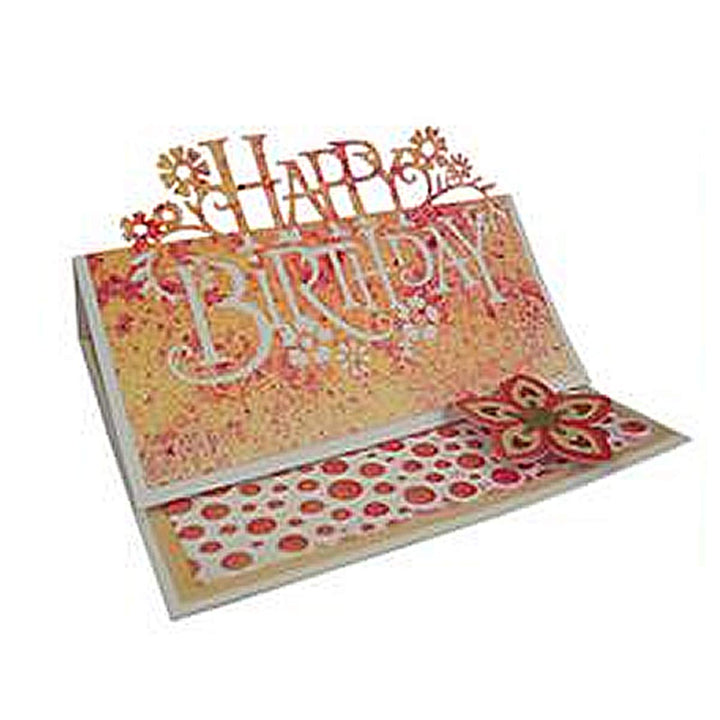 Cut-Out Mold Happy Birthday Metal Template Cutter for Scrapbooking Card Album Paper Card Crafts DIY Decoration
