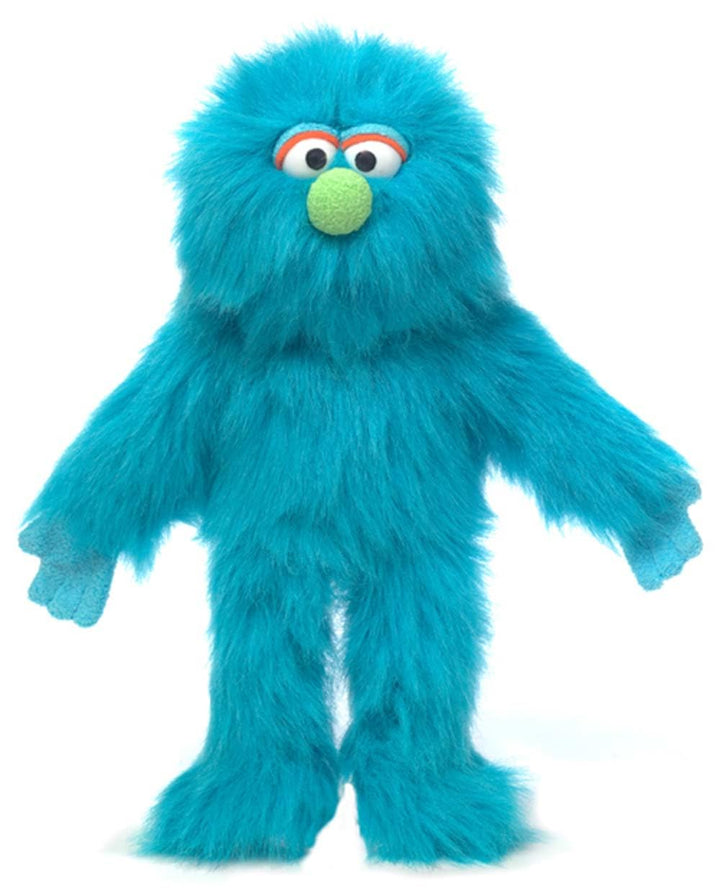 14 Blue Monster, Hand Puppet