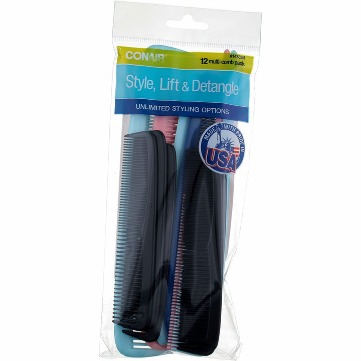 -12 Pack Assorted Combs