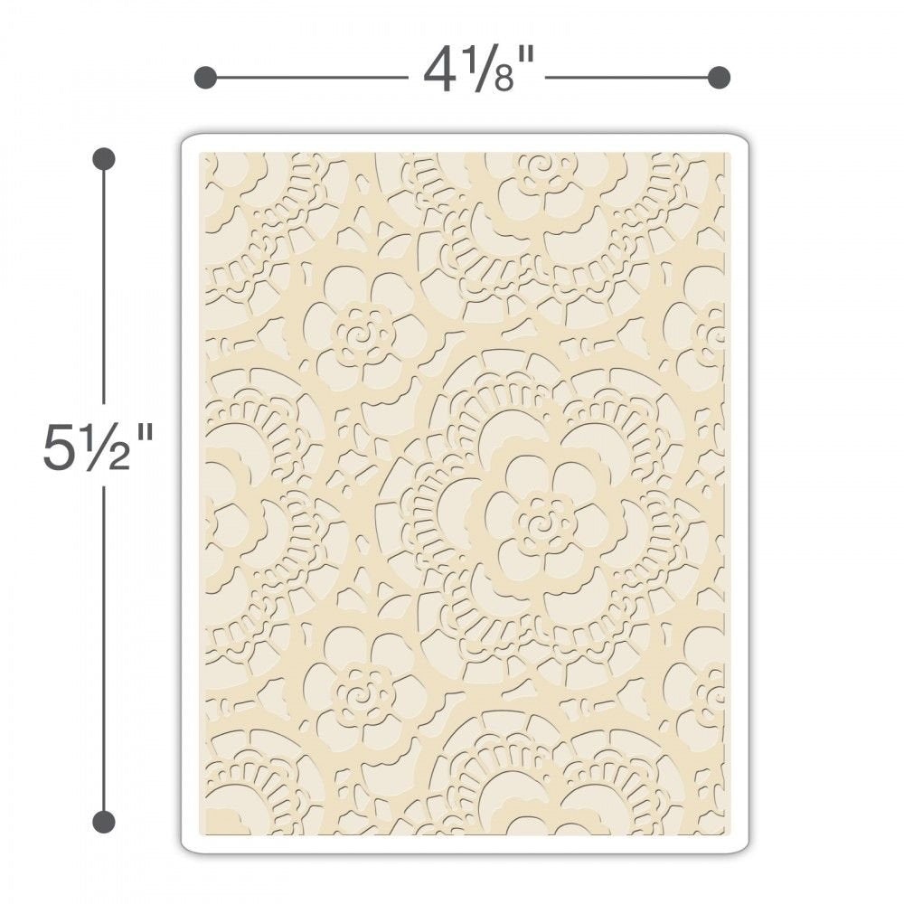 Folder 661824 Texture Fades Embossing, Lace