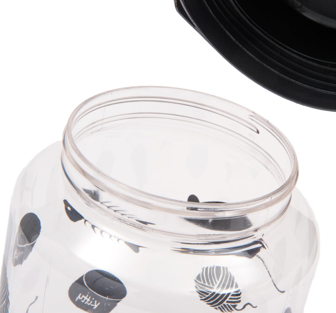 Dog Treat Plastic Jar, 64 ounce