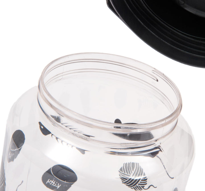 Dog Treat Plastic Jar, 64 ounce