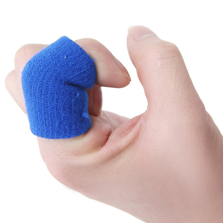 40PCS Sports Finger Splint Guard Bands Finger Sleeves Thumb Braces Support Elastic Compression Protector Braces for Relieving Pain Calluses Arthritis Knuckle